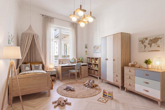 Cozy children's room (rendering)