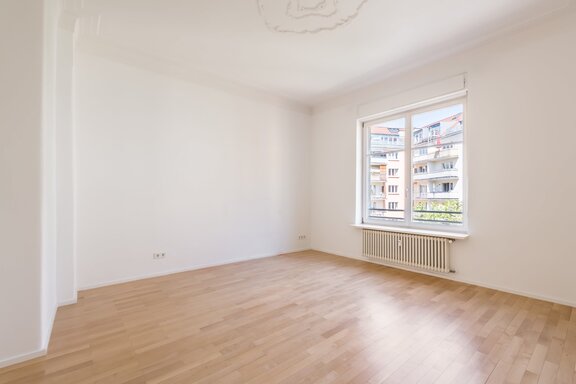 Children's room facing east toward the courtyard