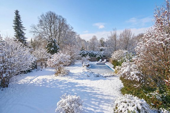 Garten mit Natur-Badeteich