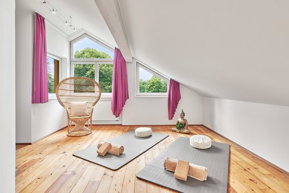 Rooftop studio for yoga and more