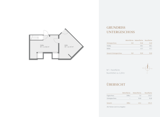 Grundriss Untergeschoss