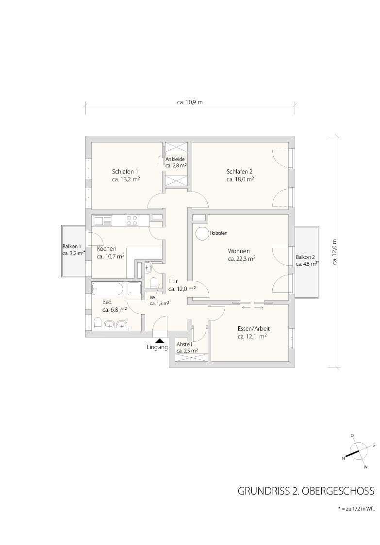 Grundriss 2OG