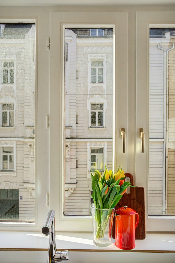 Blick auf historische Altbauten