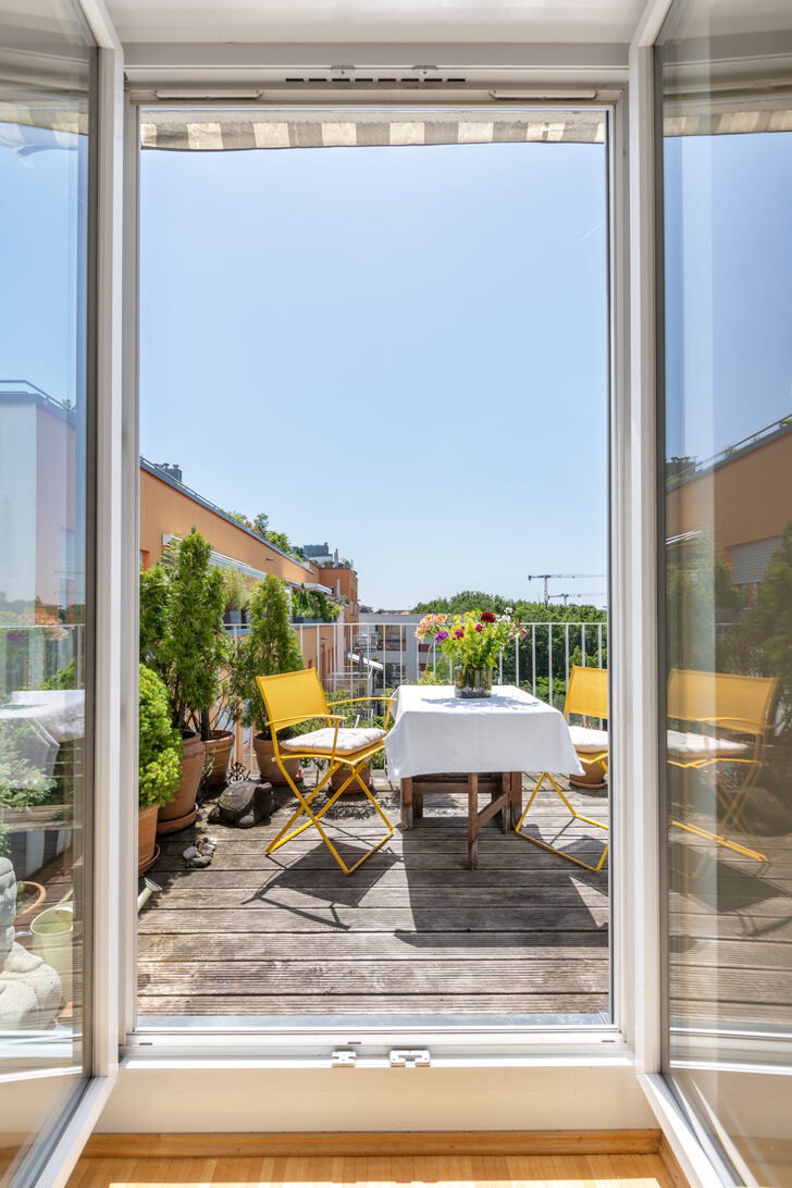 Großzügiger Südbalkon