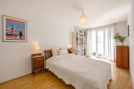 Freundliches Schlafzimmer