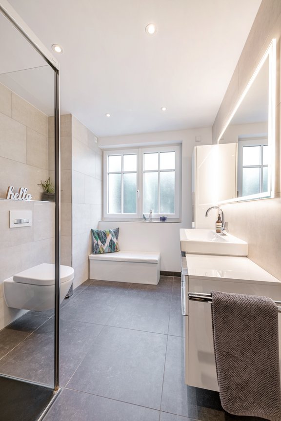 Komfortables Duschbad