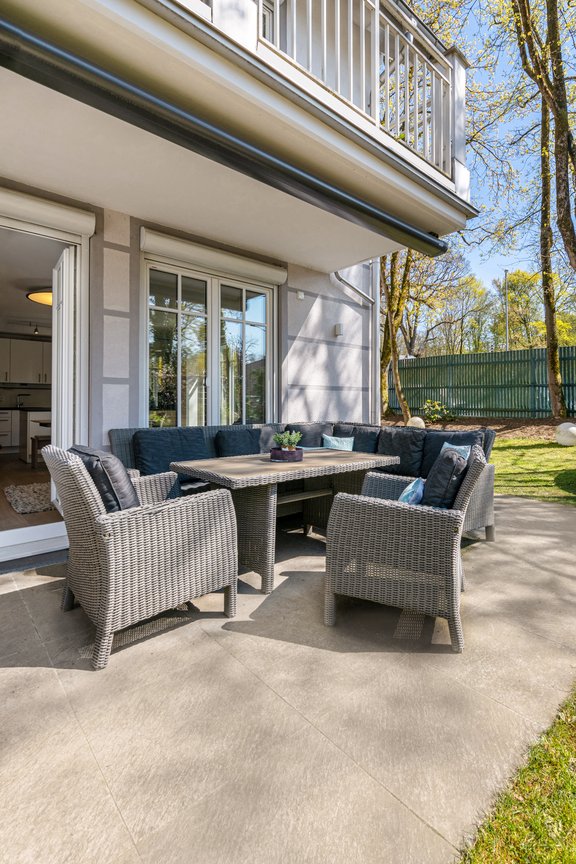 Überdachte Terrasse