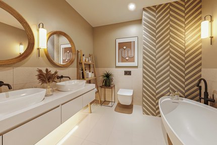 Großzügiges Bad (Visu)