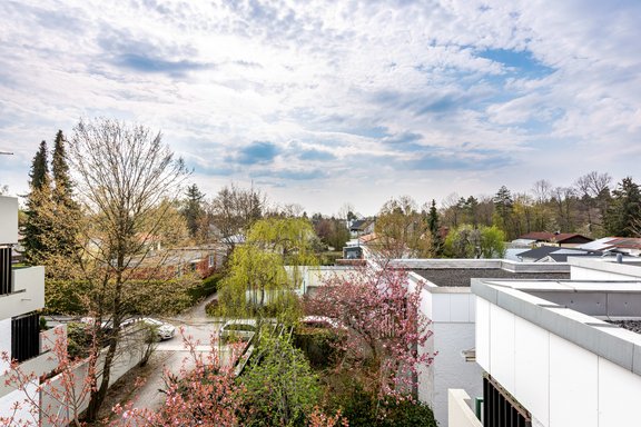 Herrliche Aussicht ins Grüne