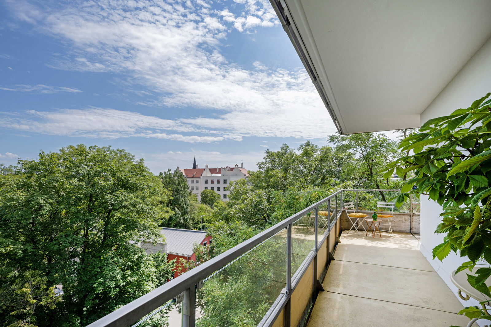 Weiter Blick über Schwabing