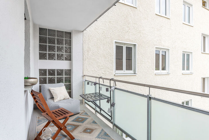 Balkon zum Innenhof