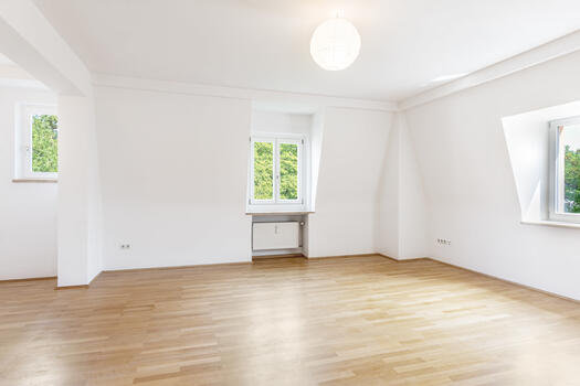 Living / dining area with view
