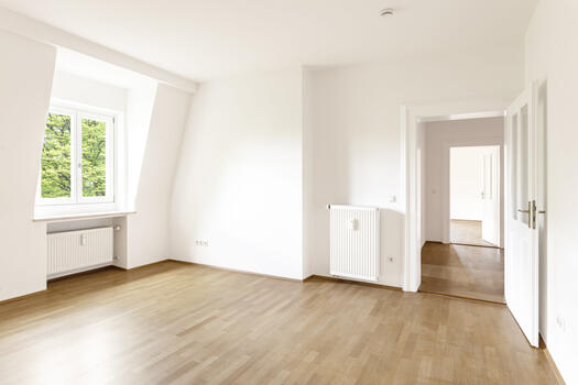 Classic old building view axis