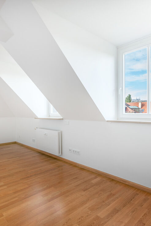Schlafzimmer zum Innenhof