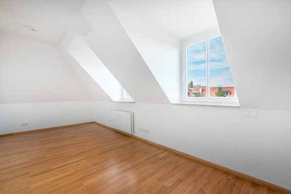 Schlafzimmer zum Innenhof