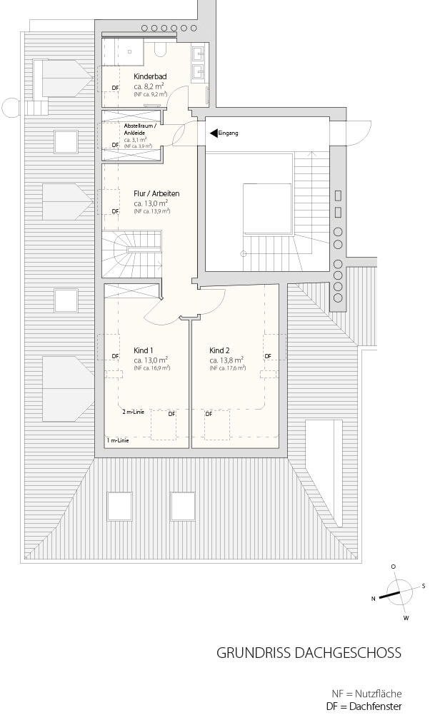 Grundriss Dachgeschoss