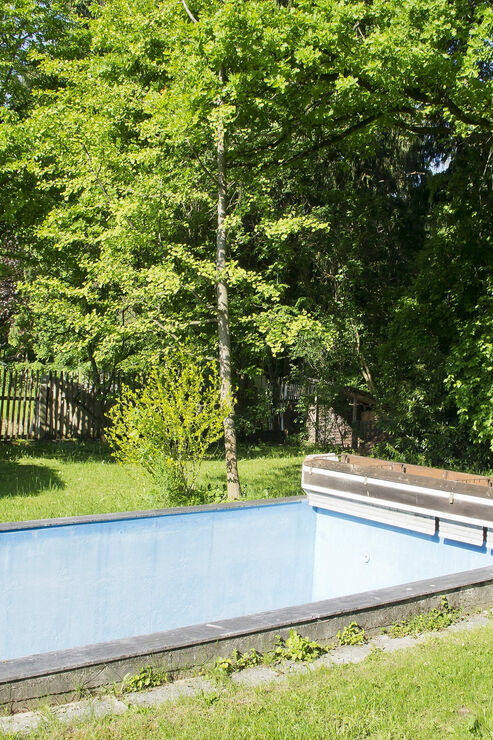 Sonniger Westgarten