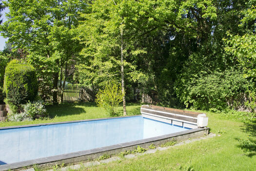 Sonniger Westgarten
