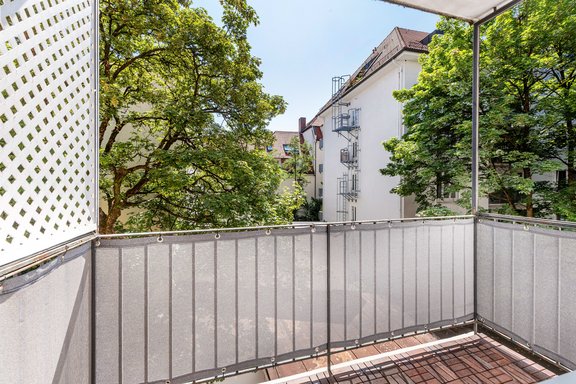 Balkon mit schöner Aussicht