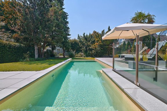 Atemberaubender Gartenblick