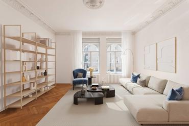 Herrschaftliche 5 bis 6-Zimmer-Altbauwohnung in denkmalgeschütztem Anwesen von 1899