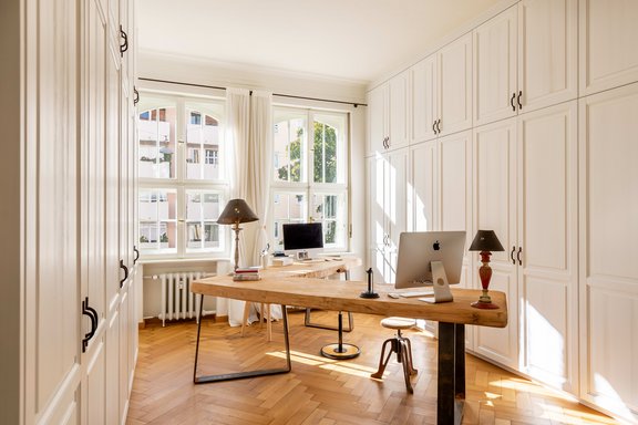 Dressing room and study