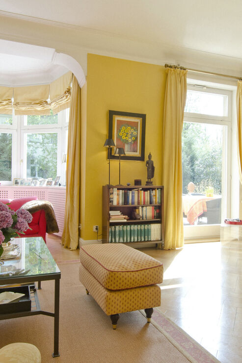Wohnzimmer mit Süderker