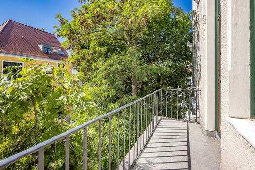 Balcony facing south