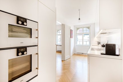 Kitchen with adjoining dining room