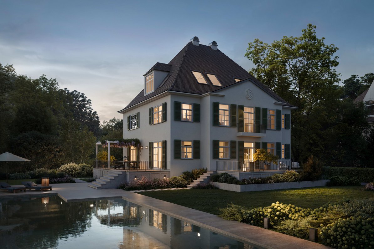 Herrschaftliche Villa (Visualisierung)