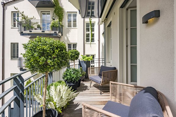 Balkon in Süd-Ausrichtung