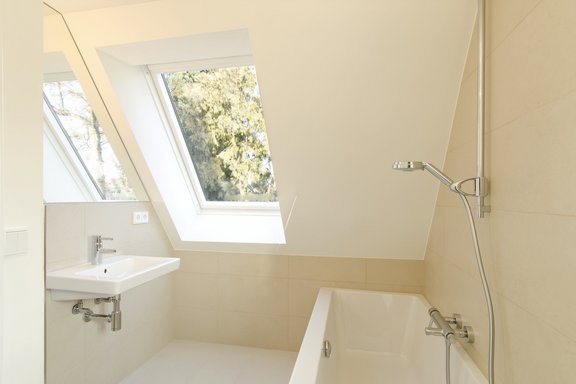 Bathroom in the attic