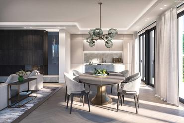 High-class-Gartenwohnung über 258 m² mit luxuriöser Ausstattung und privatem Spa