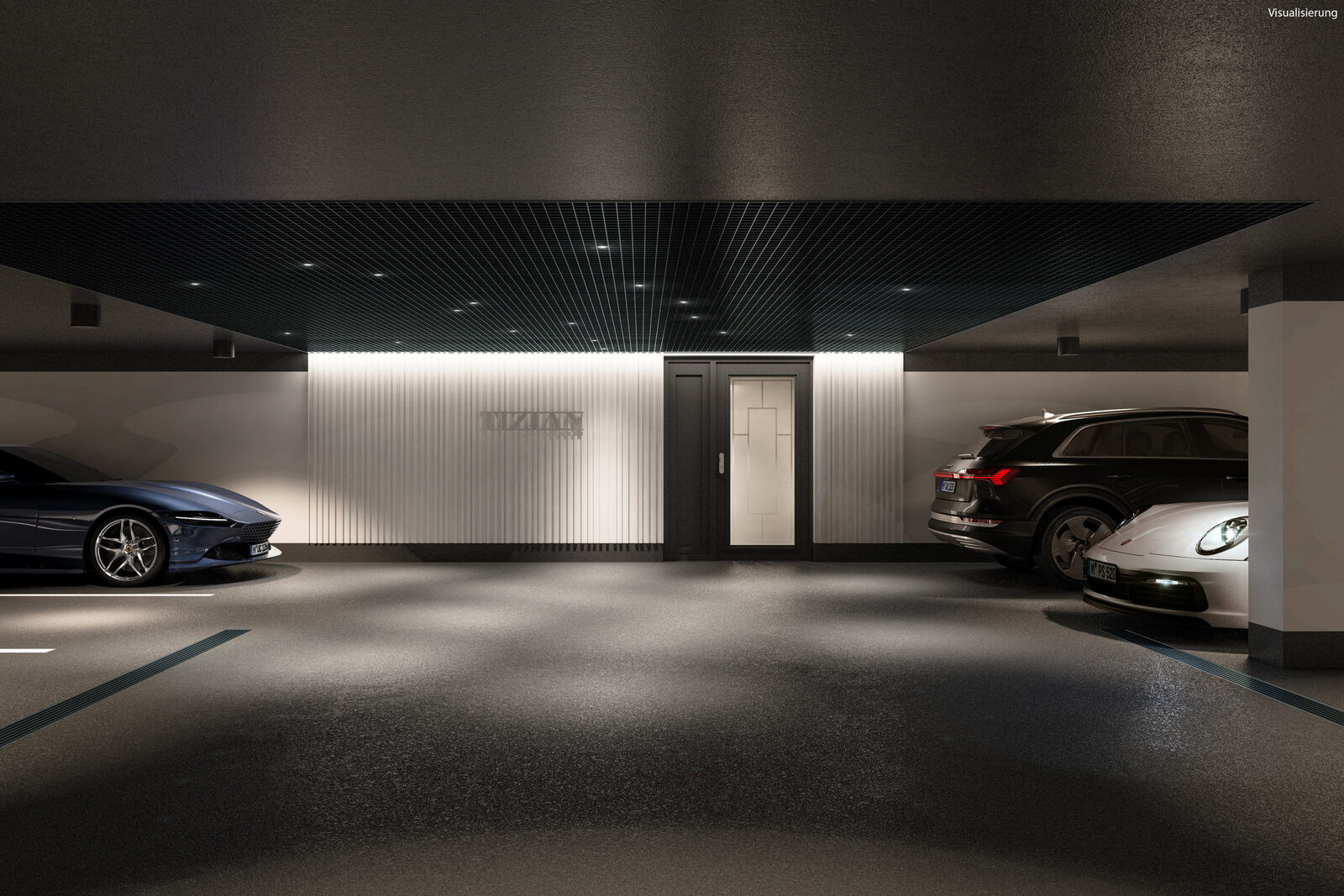 Tiefgarage (visualisiert)