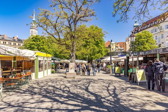 Viktualienmarkt within walking distance