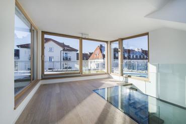 High-End-Penthouse mit 6 Zimmern, Kamin und spektakulärem Dachgarten als Erstbezug