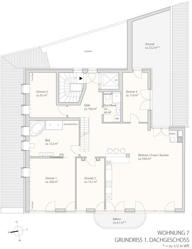 Grundriss 3 OG