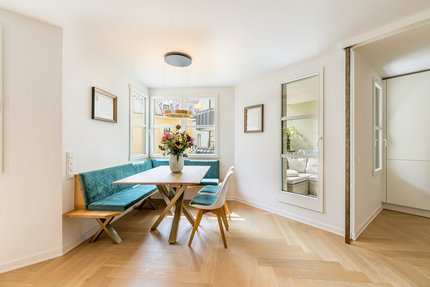 Lichtfülle im Wohn- und Essbereich dank Südausrichtung