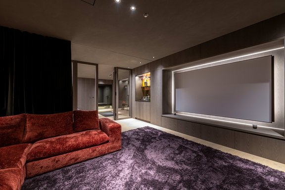 Spacious home theater