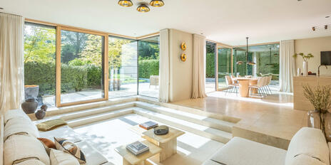 Architectural highlight: villa with exquisite furnishings and dream garden
