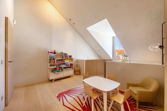Geräumige Spieldiele im Dachgeschoss