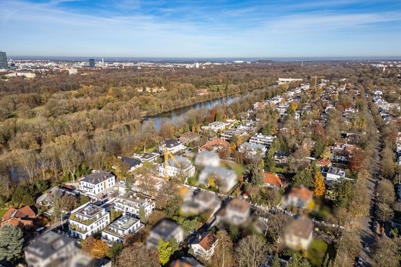 Direct proximity to the high banks of the Isar