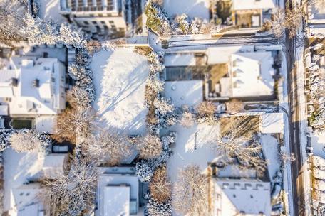 Highend-Lage Im Herzogpark: Privat zurückversetztes Baugrundstück mit Vorbescheid für Villa