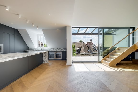 Wohn und Kochbereich