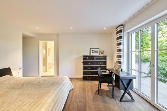 Gästebereich mit Badezimmer