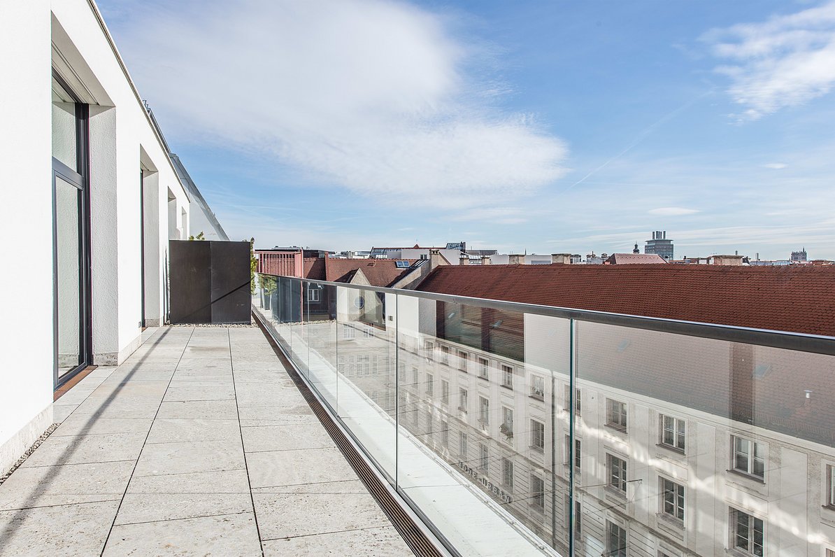 Dachterrasse nach Süden