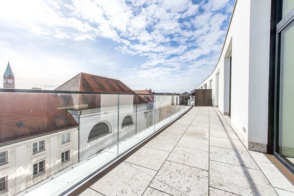 Dachterrasse nach Süden