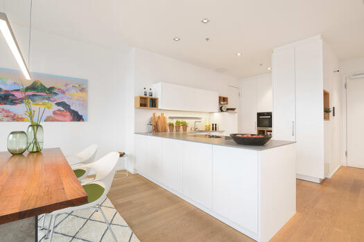 Open plan kitchen living
