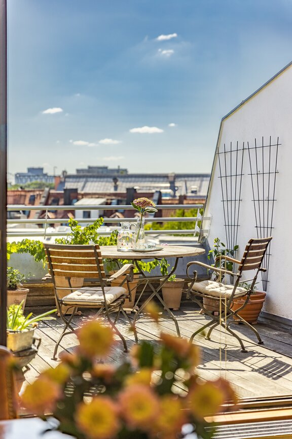 Charmante Dachterrasse