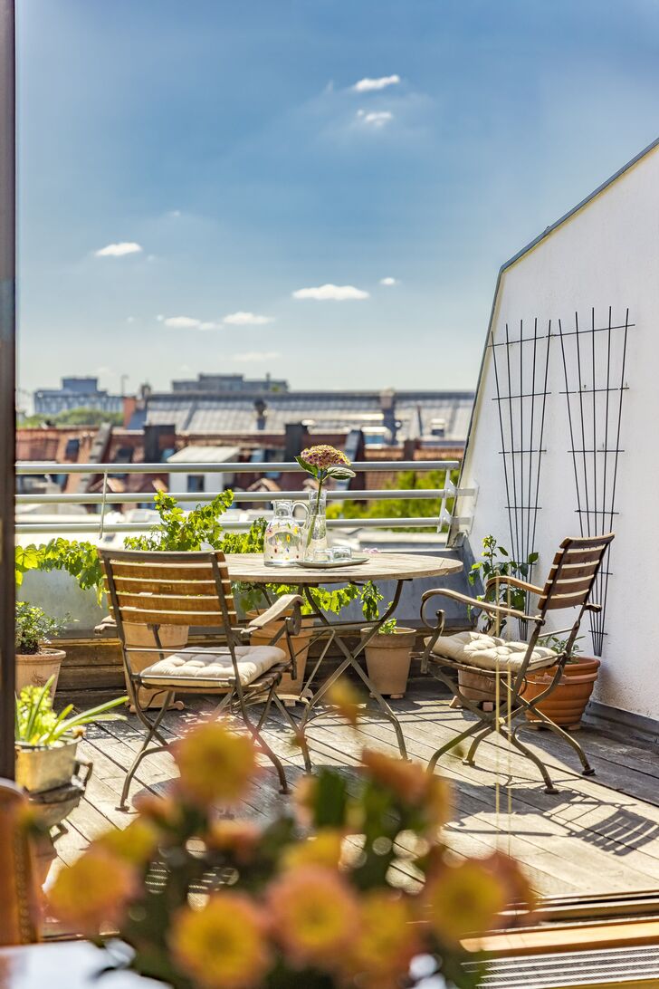 Charming rooftop terrace
